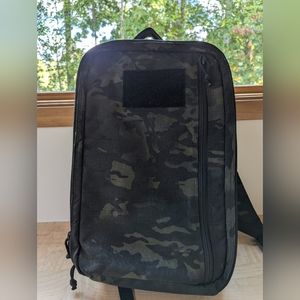 Recycled Firefighter Battalion 12-Hour Backpack in Multicam Black